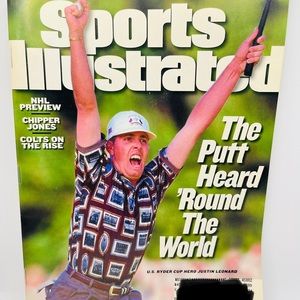 Sports Illustrated The Putt Heard ‘Round The World Justin Leonard October 4 1999